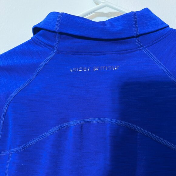 UNDER ARMOUR BLUE LONG SLEEVE - Picture 3 of 4
